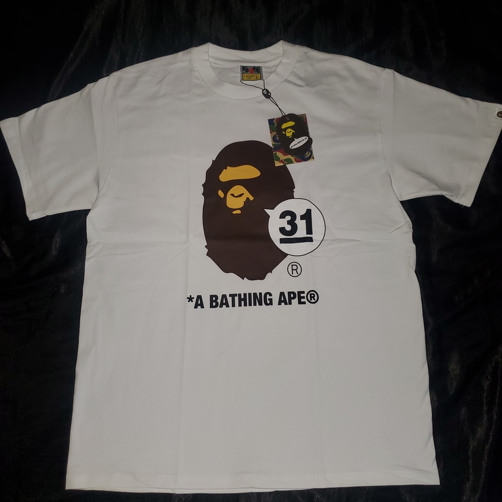 A Bathing Ape "Ape Head" Tee, White